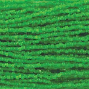 G3/12-745 12/0 3 Cut Green Satin