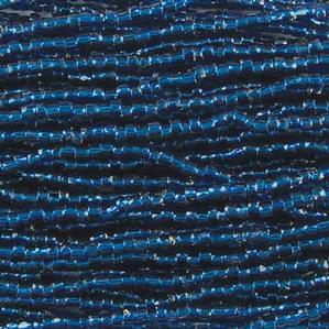 G3/9-267 9/0 3 Cut Montana Blue Silverlined