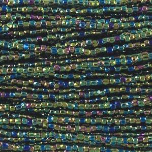 G3/9-349 9/0 3 Cut Dark Green Iris