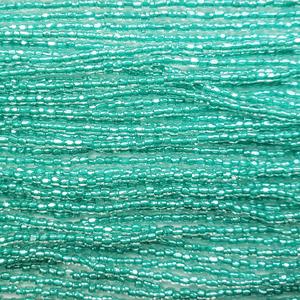 G3/9-554 9/0 3 Cut Turquoise Green Colorlined