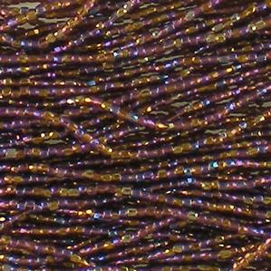 G3/12-396 12/0 3 Cut Dark Amber Iris