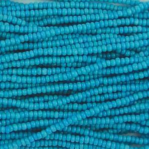 G4-057 13/0 Charlotte Cut - Turquoise Blue Opaque
