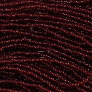 G4-114 13/0 Charlotte Cut - Dark Red Transparent
