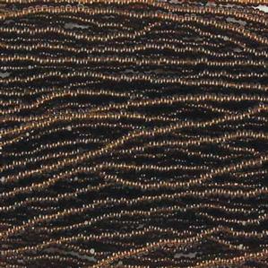 G4-197 13/0 Charlotte Cut - Dark Brown Transparent