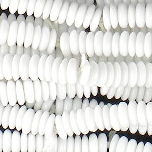 G40-005 - 6mm Discs - White Opaque