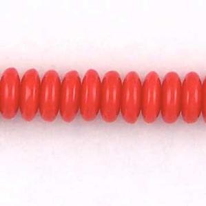 G40-016 - 6mm Discs - Red Opaque