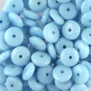 G40-063 - 6mm Discs - Light Blue Opaque