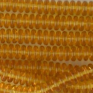 G40-192 - 6mm Discs - Amber Transparent