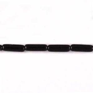 G41-114 - 14x4mm Glass Hot Dogs - Garnet Transpare