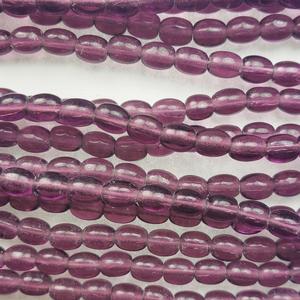 G42-188 5mmx4mm Oval - Dk Amethyst Transparent