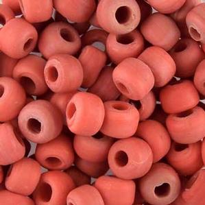 G420-9024 Crow Beads - Burnt Orange Opaque Matte
