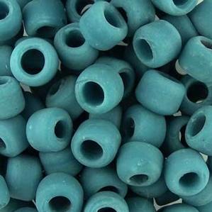 G420-9054 Crow Beads - Turquoise Opaque Matte