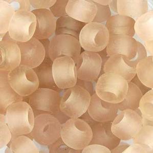 G420-9171 Crow Beads - Light Rose Transp Matte