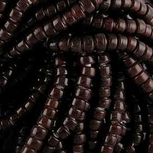 G426-112 6mm White Hearts - Maroon Transparent