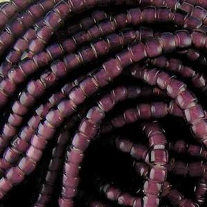 G426-184 6mm White Hearts - Amethyst Transparent