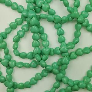 G45-042 - 6mm Hearts - Mint Green Op