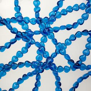 G45-157 - 6mm Hearts - Capri Transparent