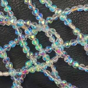 G45-308 - 6mm Hearts - Crystal AB