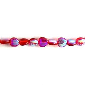 G46-317 8mm Hearts - Ruby AB