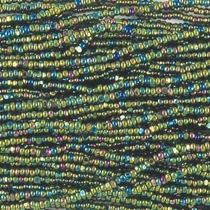 G4X-349 13/0 Charlotte Cut - Dark Green Iris