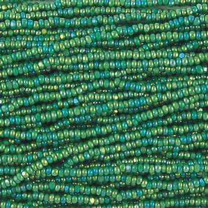 G4X-358 13/0 Charlotte Cut - Teal Opaque Iris