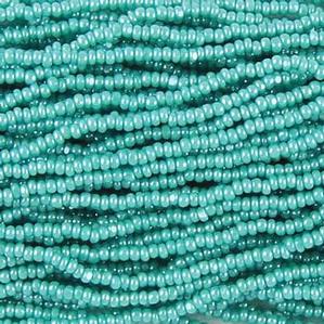 G4X-655 13/0 Charlotte Cut - Turquoise Op. Luster