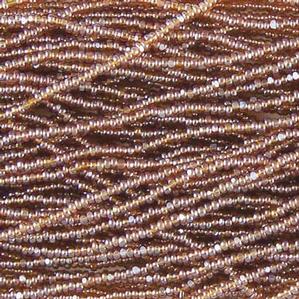 G4X-696 13/0 Charlotte Cut - Dark Amber Luster