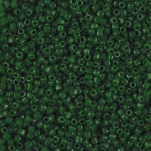 G5-048 11/0 Japanese Cut - Dark Green Opaque