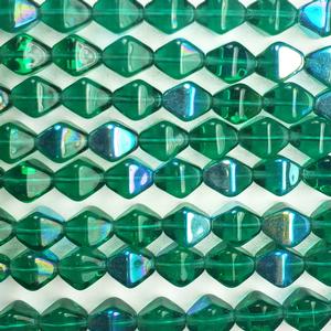 G53-358 8mm Bi-Cone - Teal AB