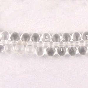 G55-108 Tiny Tim Teardrops - Crystal Transparent