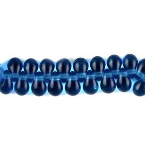 G55-157 Tiny Tim Teardrops - Capri Blue Transparen