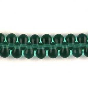 G55-158 Tiny Tim Teardrops - Teal Transparent