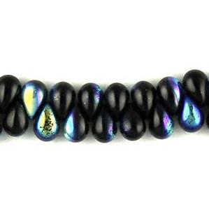 G55-301 Tiny Tim Teardrops - Black AB
