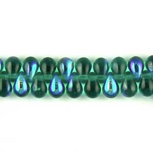 G55-358 Tiny Tim Teardrops - Teal AB