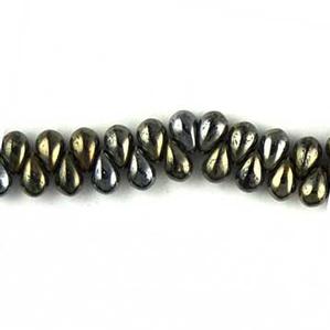 G55-397 Tiny Tim Teardrops - Dark Brown Iris