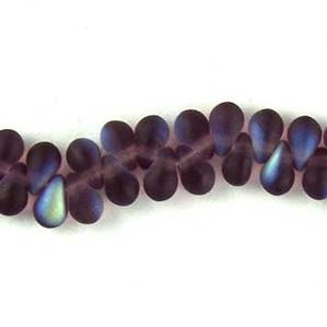 G55-988 Tiny Tim Teardrops - Dark Amethyst Ghost