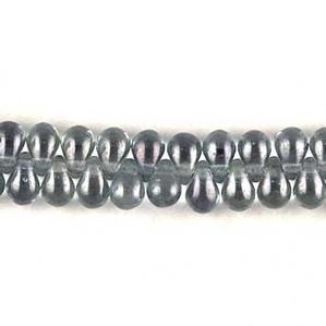 G55X-657 Tiny Tim Teardrops-Lt Turquoise Bl Luster