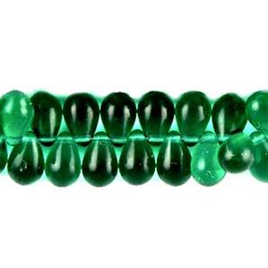 G56-158 6x9mm Teardrop - Teal Transparent