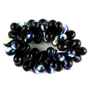 G56-301 6x9mm Teardrop - Black AB
