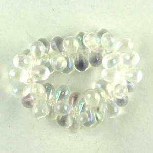 G56-308 6x9mm Teardrop - Crystal AB