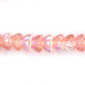 G59-372 Glass Bell-Flower - Peach AB