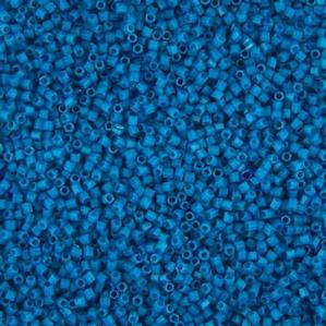 G6-058 15/0 Hex Cut - Dark Blue Turquoise Opaque