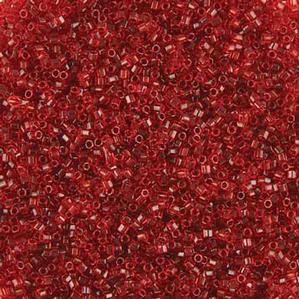 G6-117 15/0 Hex Cut - Light Red Transparent