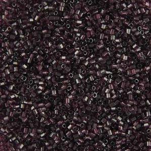 G6-188 15/0 Hex Cut - Dark Amethyst Transparent