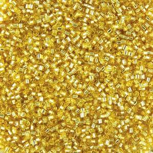 G6-200 15/0 Hex Cut - Gold Silverlined