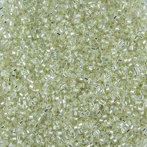 G6-209 15/0 Hex Cut - Crystal Silverlined