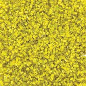 G6-235 15/0 Hex Cut - Yellow Silverlined