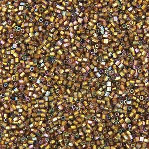 G6-2395 15/0 Hex Cut-Brown Silverlined Iris