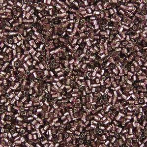 G6-287 15/0 Hex Cut - Amethyst Silverlined