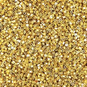 G6-400 15/0 Hex Cut - Gold Metallic